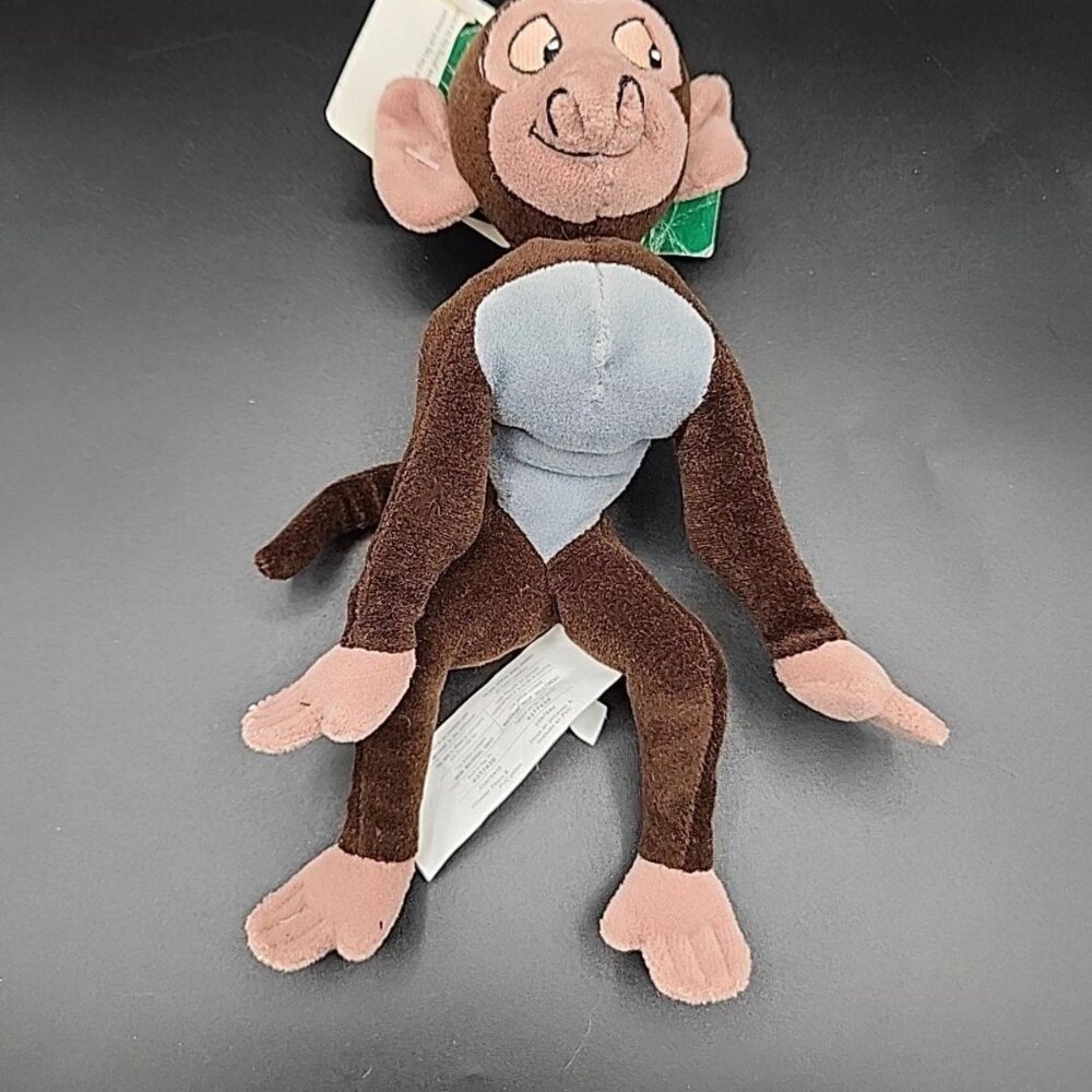 Disney Store Exclusive Tarzan Baby Baboon 7" Plush Bean Bag Toy NWT